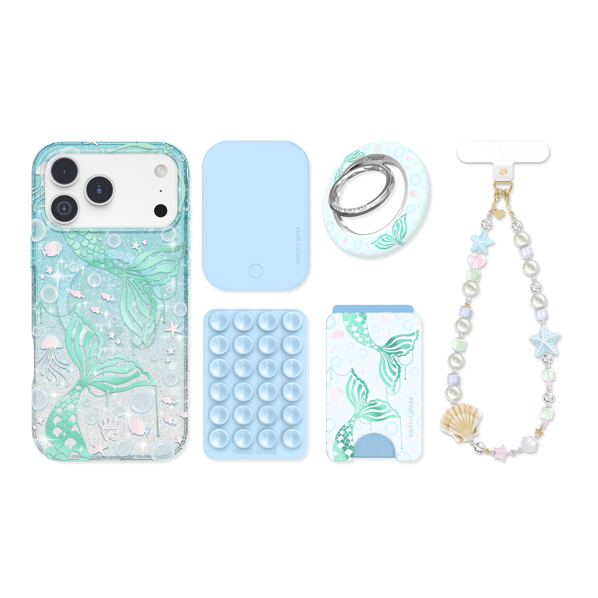 Mermaid Glitter Holo iPhone Bundle Set - Image 92