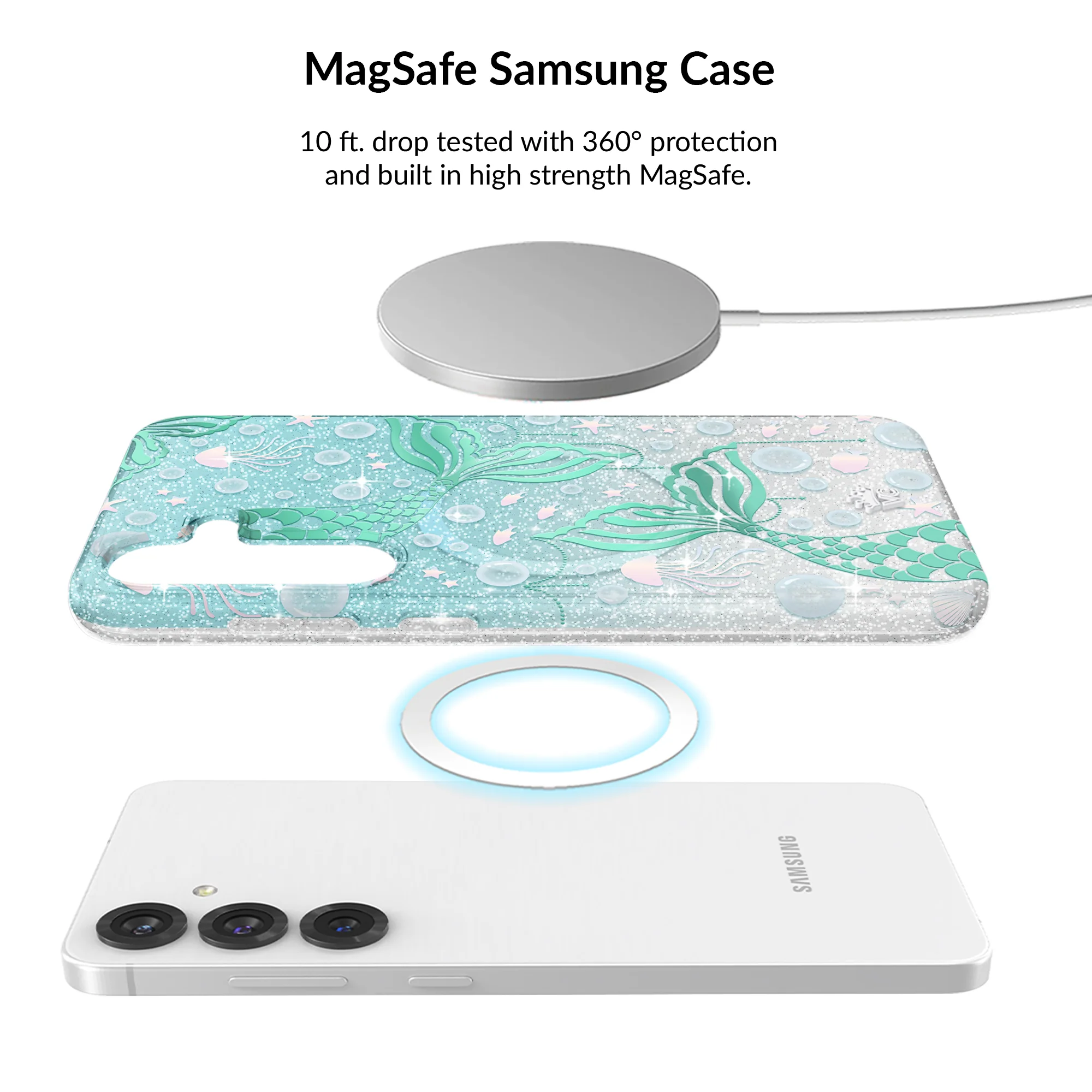 Mermaid Glitter Holo Samsung Bundle Set - Image 2