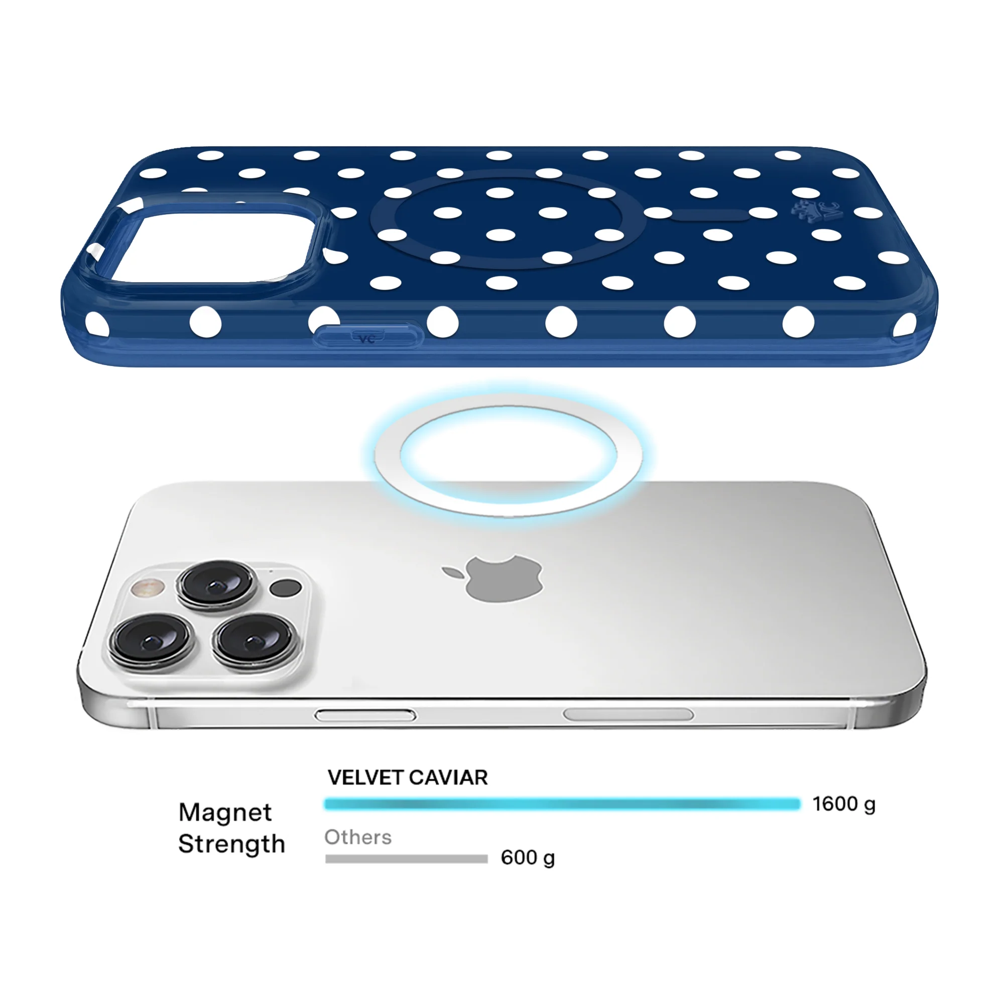 Midnight Polka Dot iPhone Case - Image 34