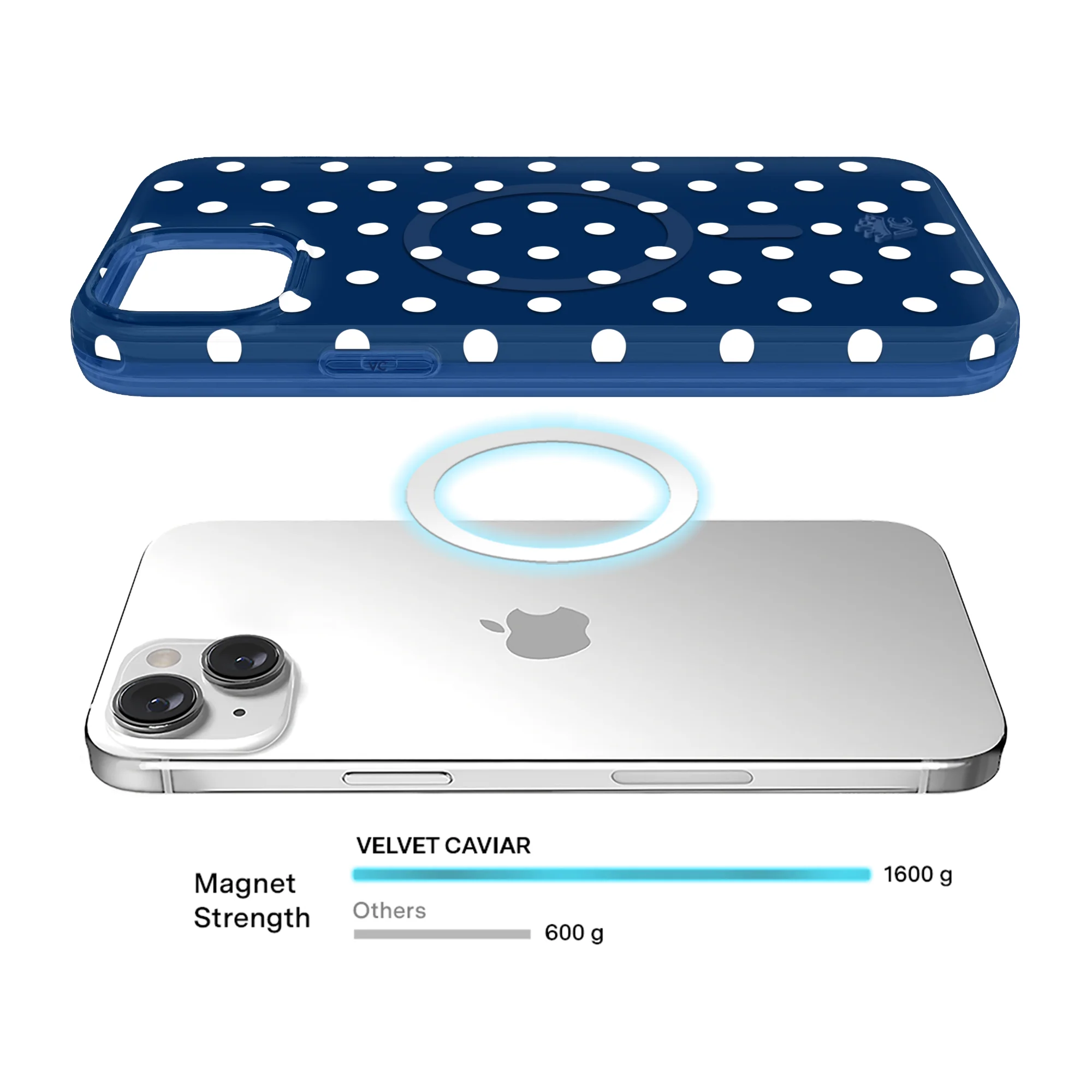 Midnight Polka Dot iPhone Case - Image 39