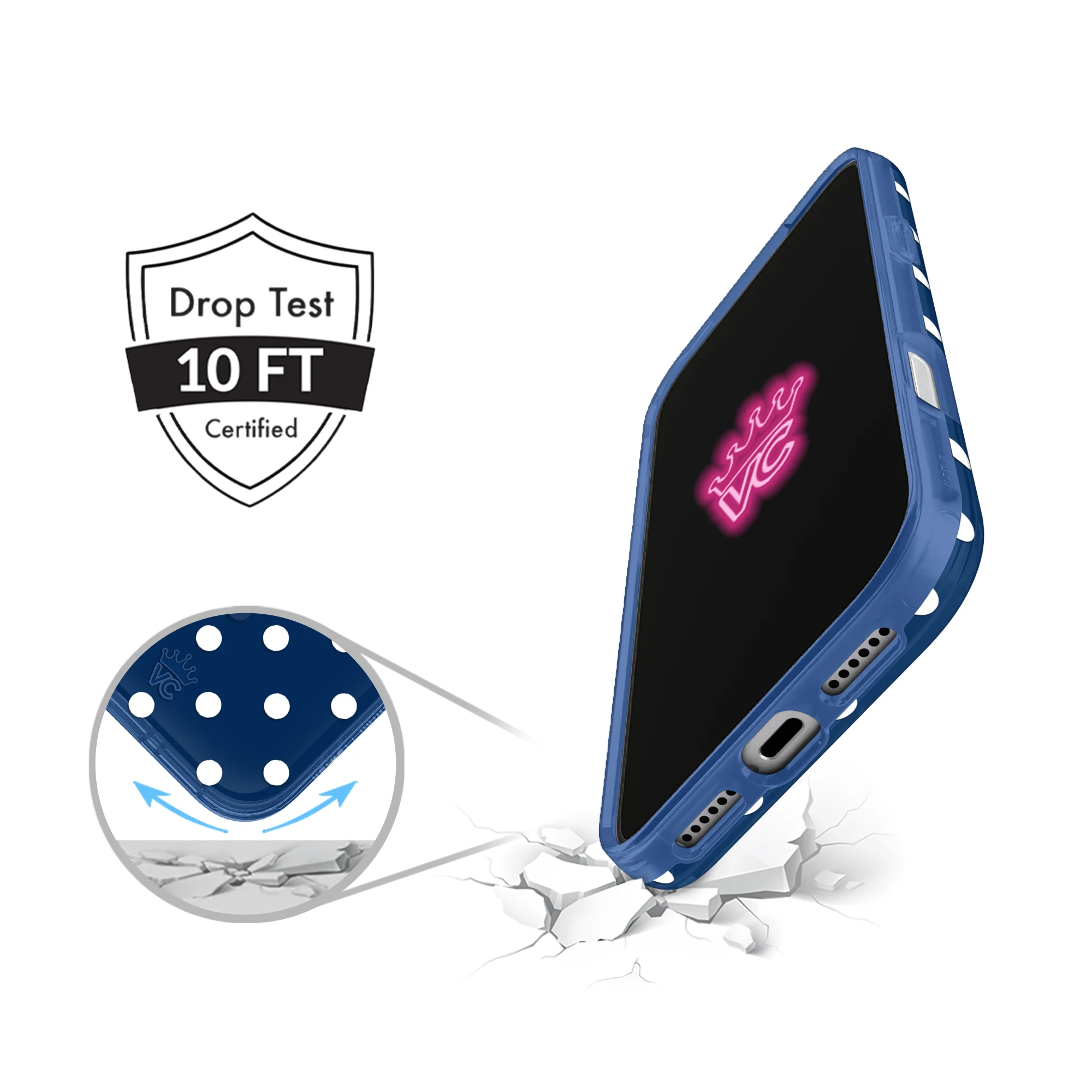 Midnight Polka Dot iPhone Case - Image 42