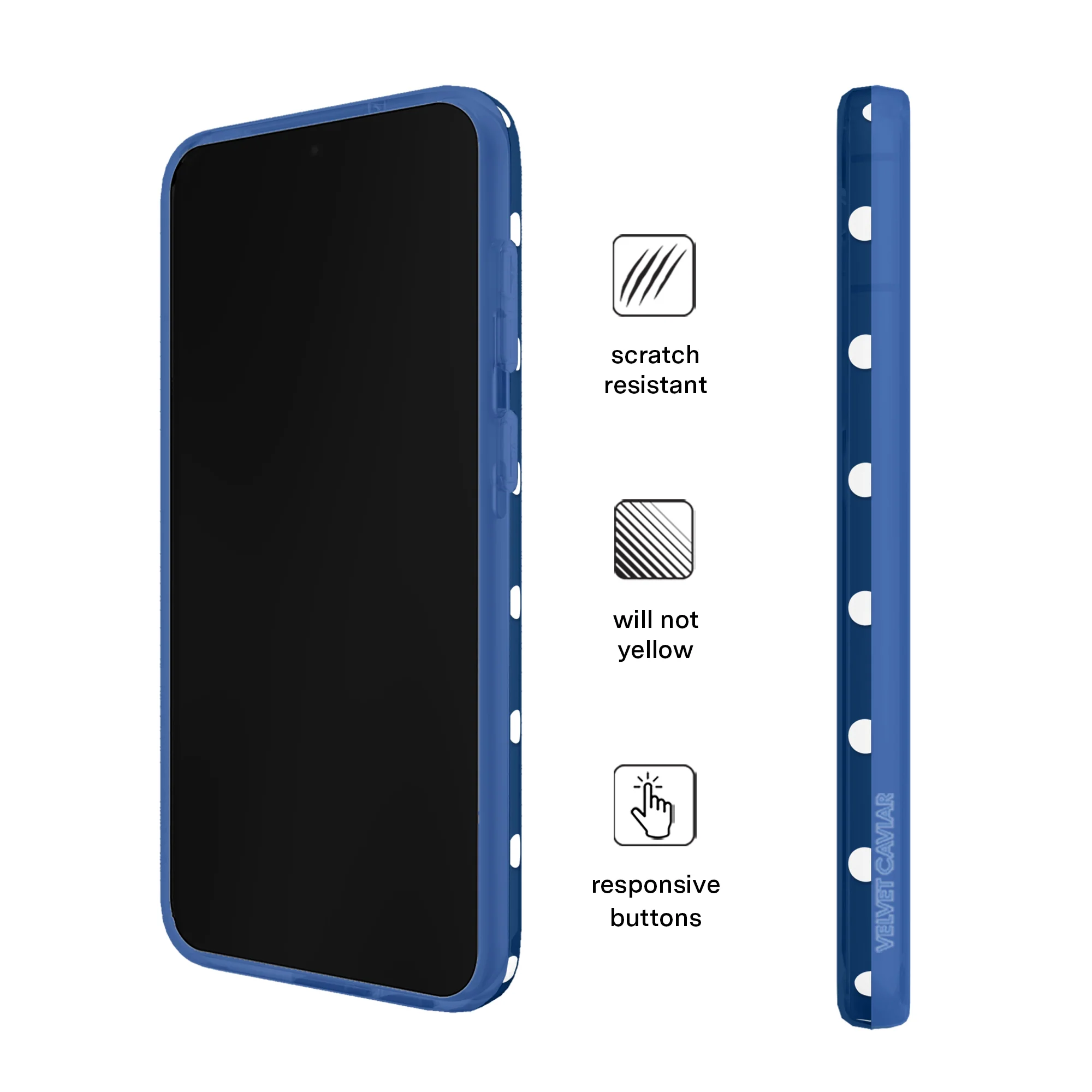 Midnight Polka Dot Samsung Case - Image 10
