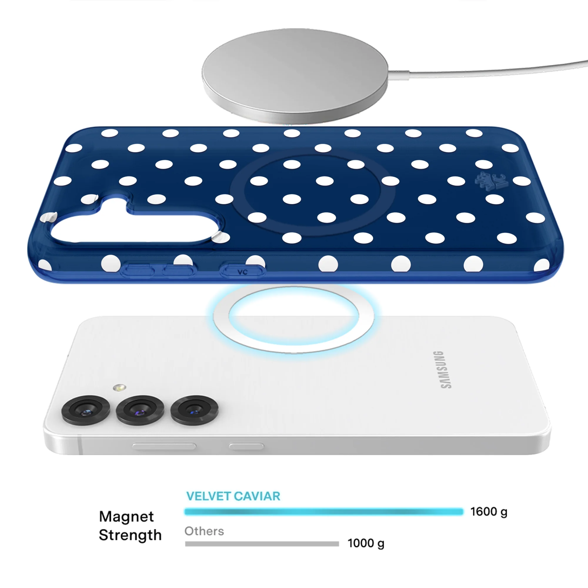 Midnight Polka Dot Samsung Case - Image 39