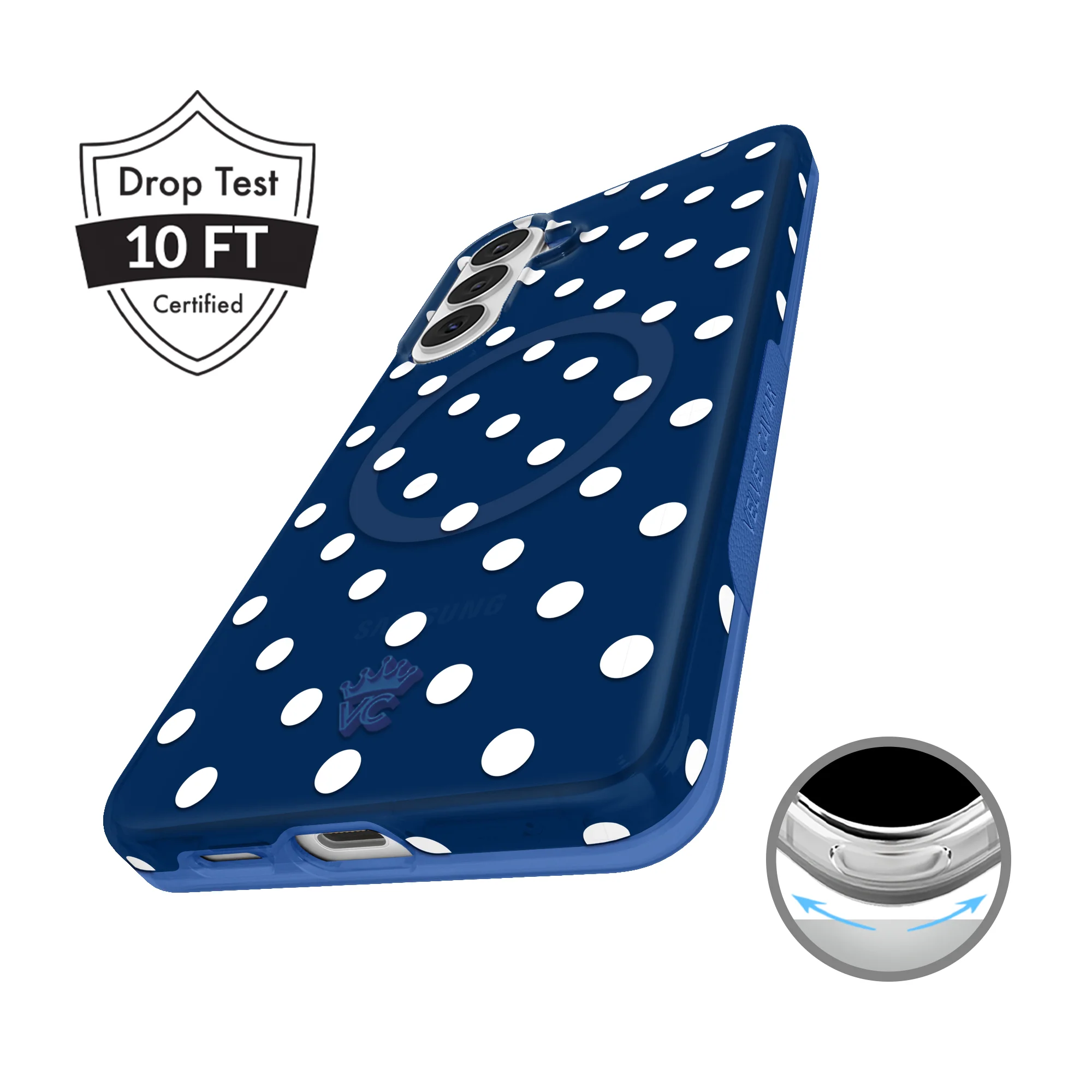 Midnight Polka Dot Samsung Case - Image 47