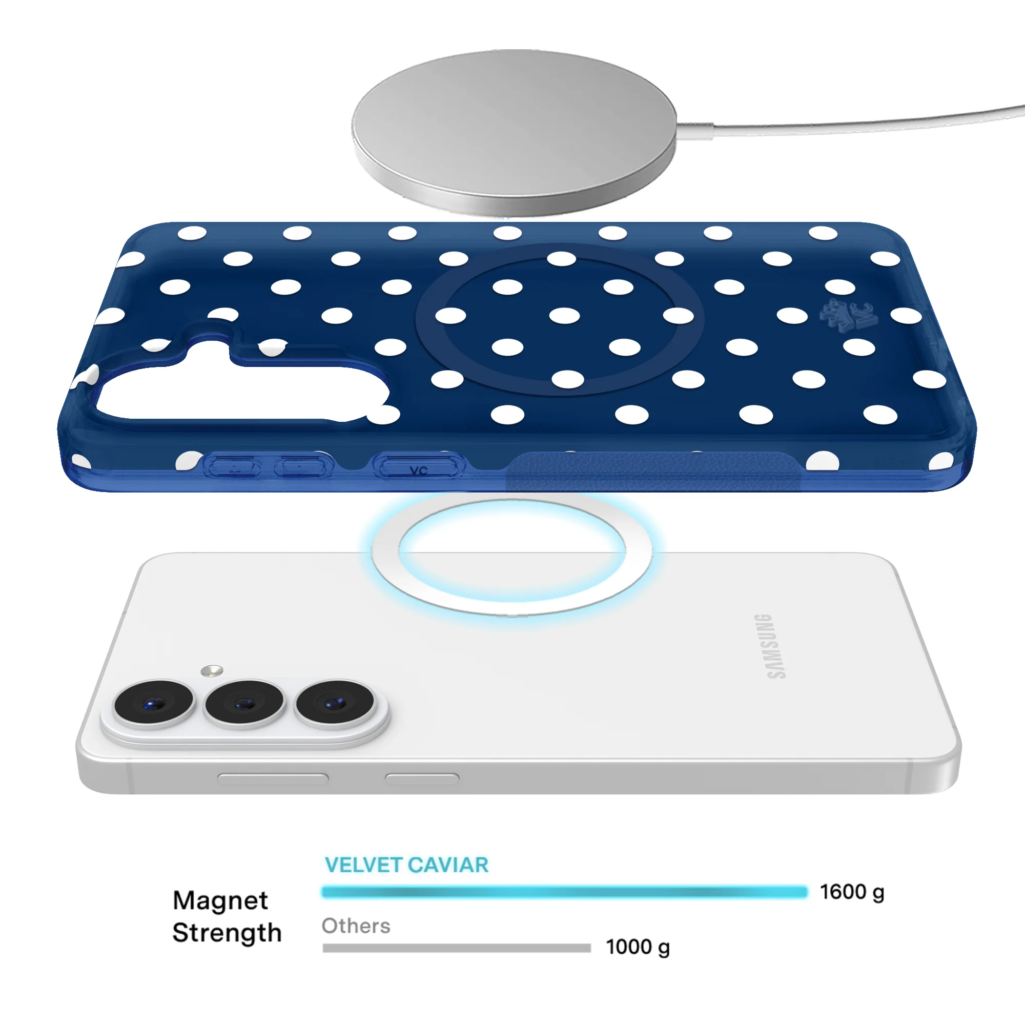 Midnight Polka Dot Samsung Case - Image 49