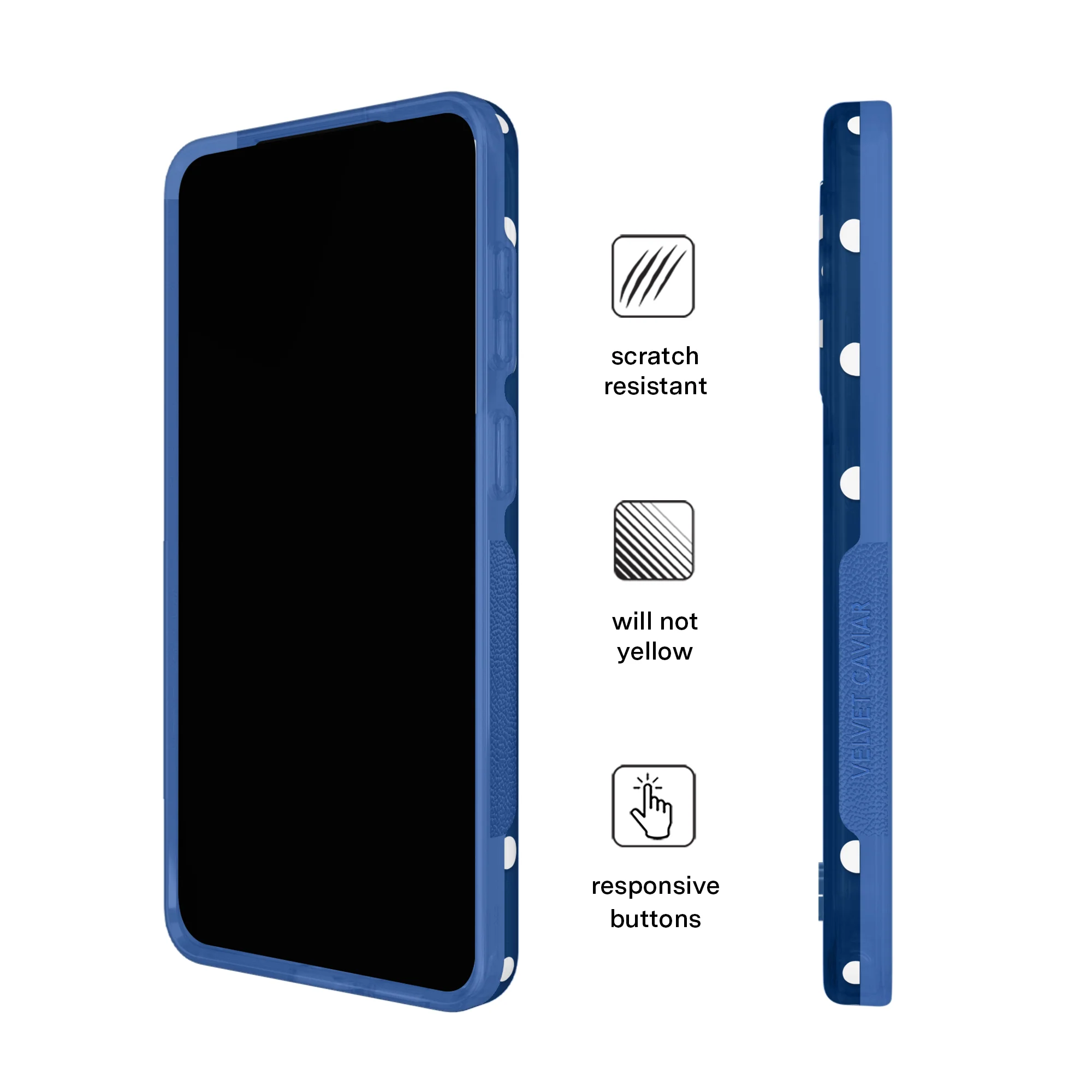 Midnight Polka Dot Samsung Case - Image 50