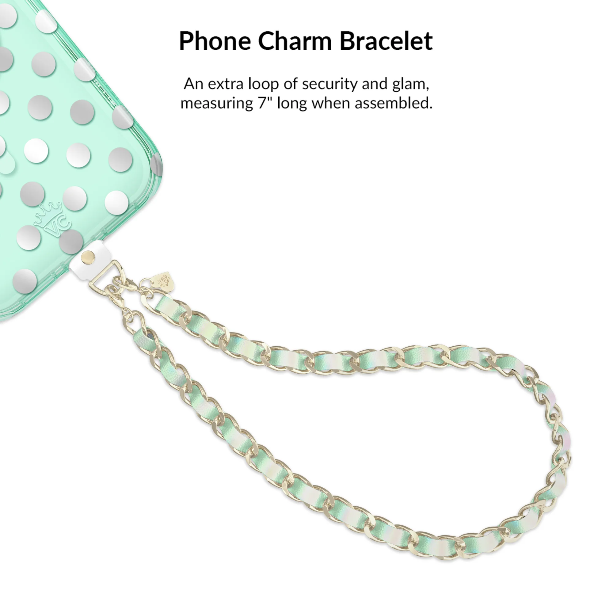 Mint Chrome Polka Dot iPhone Bundle Set - Image 21