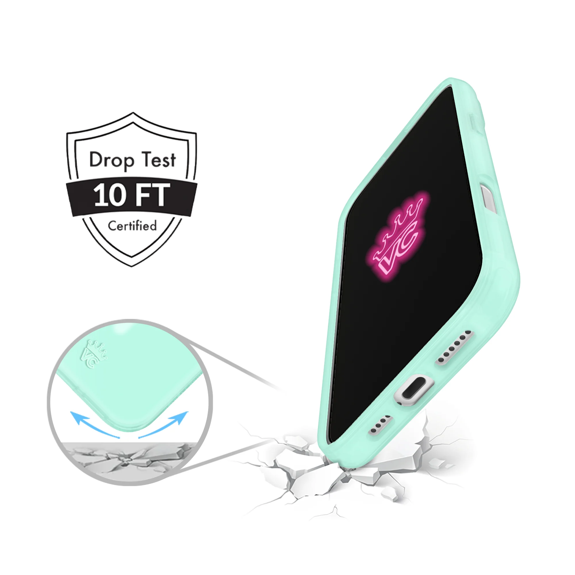 Mint Jelly iPhone Case - Image 47