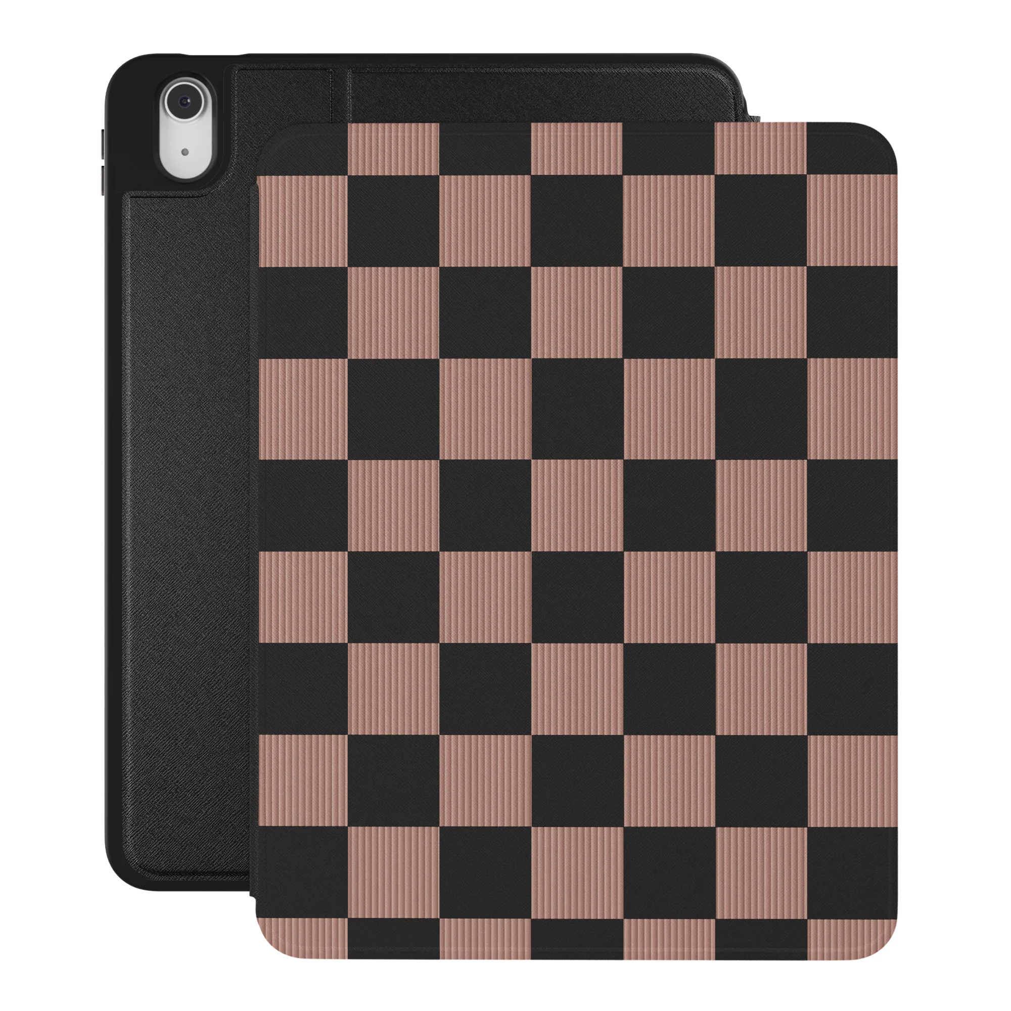Mocha Vibe Checkered iPad Case - Image 13