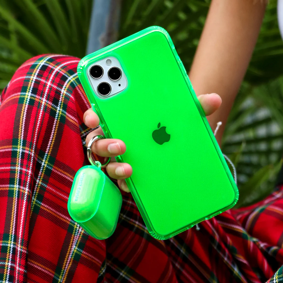 Neon Green Clear iPhone Case - Image 10