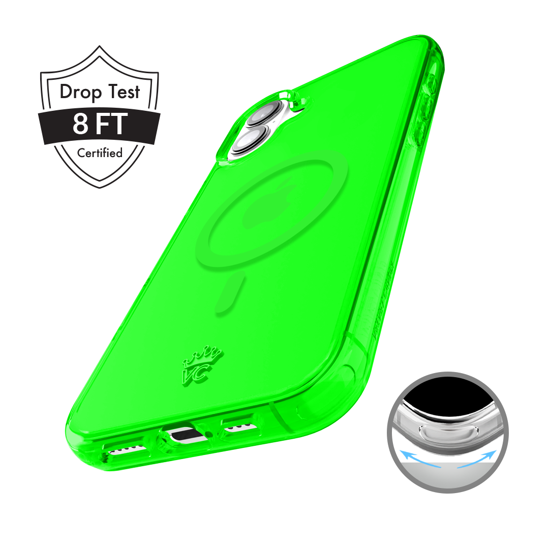 Neon Green Clear iPhone Case - Image 153