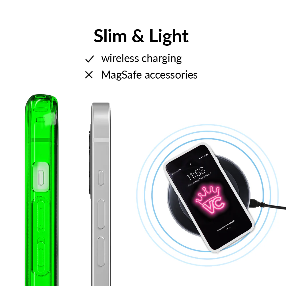 Neon Green Clear iPhone Case - Image 50
