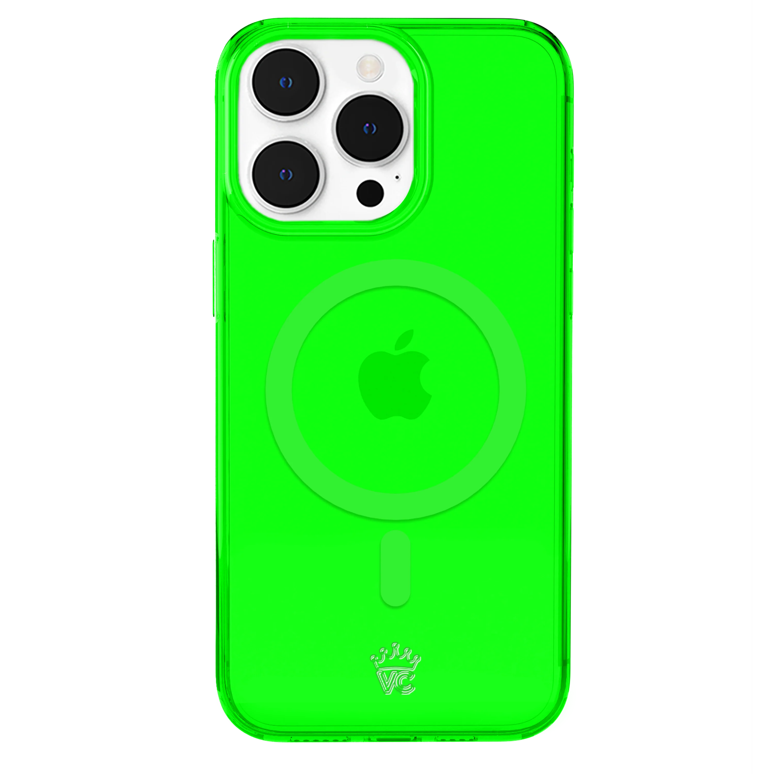 Neon Green Clear iPhone Case - Image 89