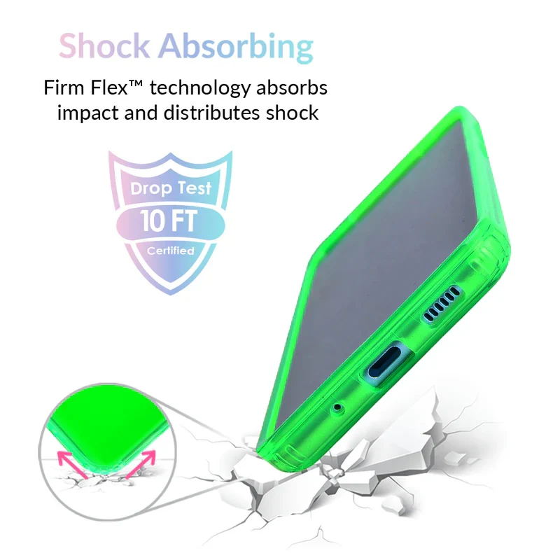 Neon Green Clear Samsung Case - Image 37