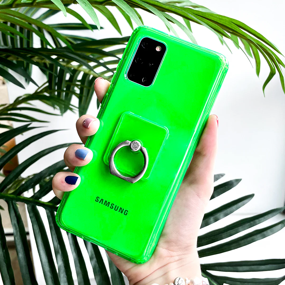 Neon Green Clear Samsung Case - Image 54