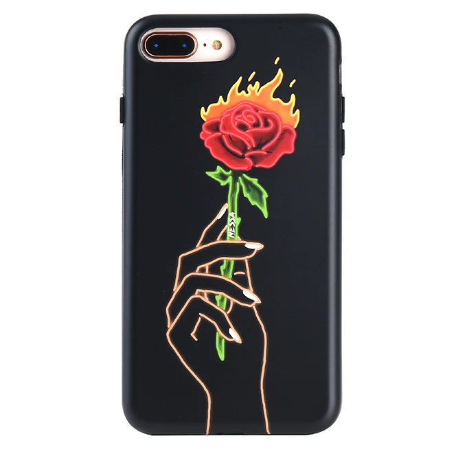 Neon Rose iPhone Case by Nessa - Image 15