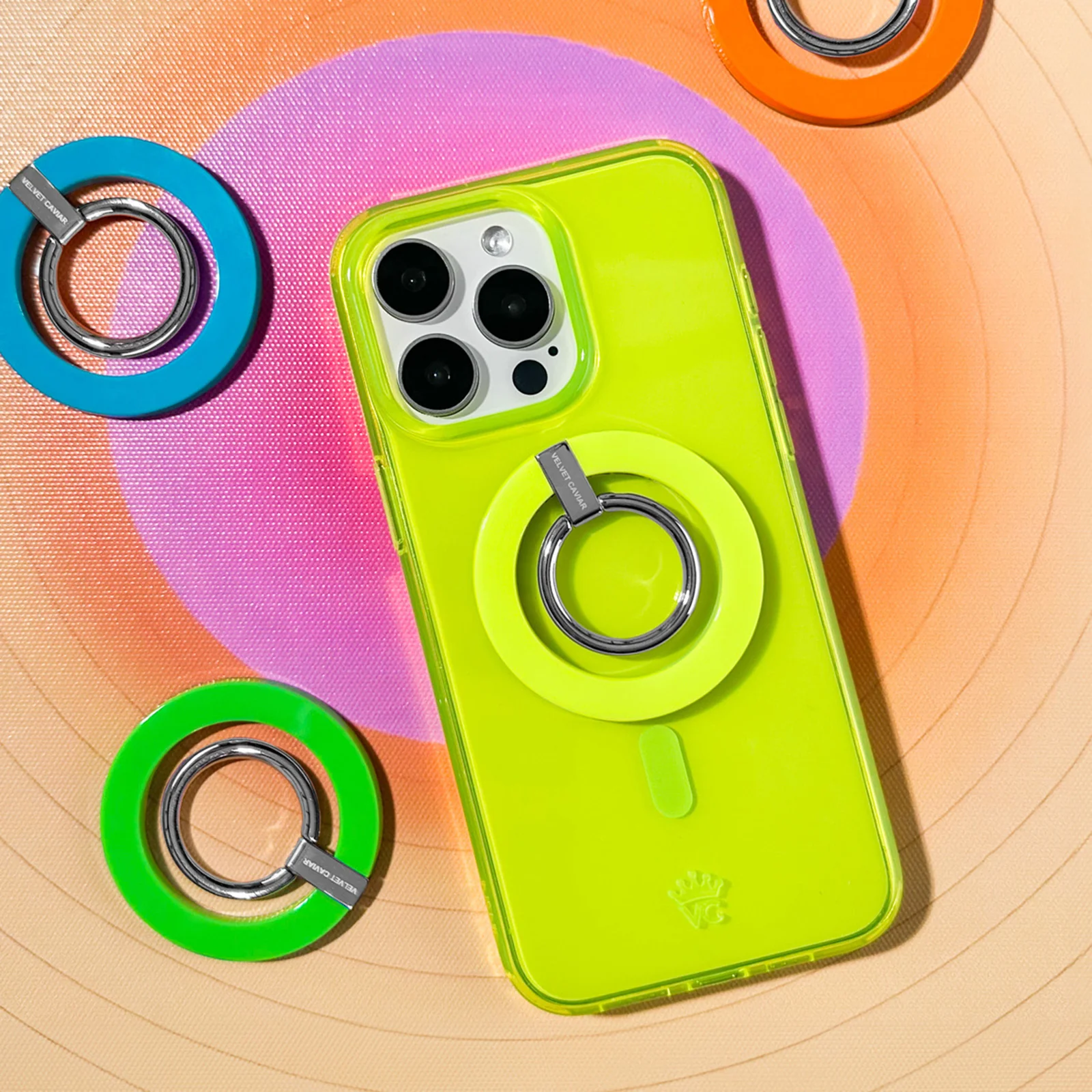 Neon Yellow Clear iPhone Case - Image 101