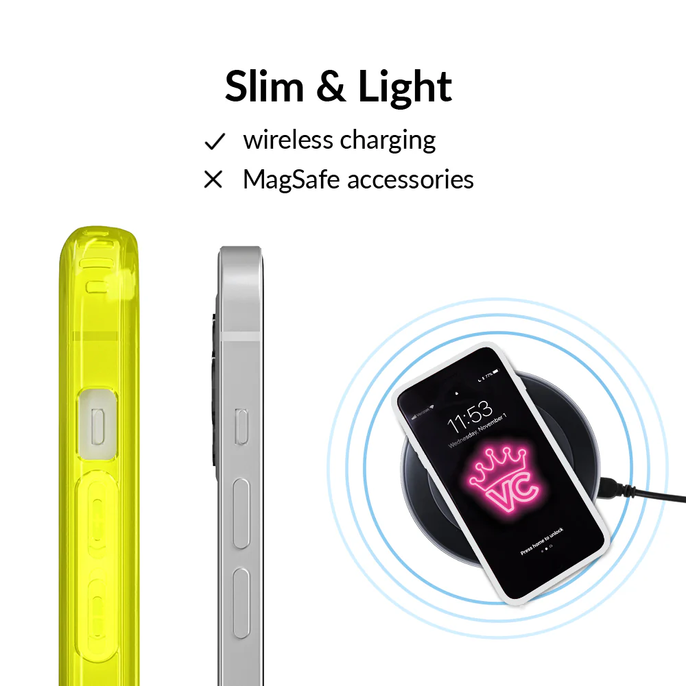 Neon Yellow Clear iPhone Case - Image 62