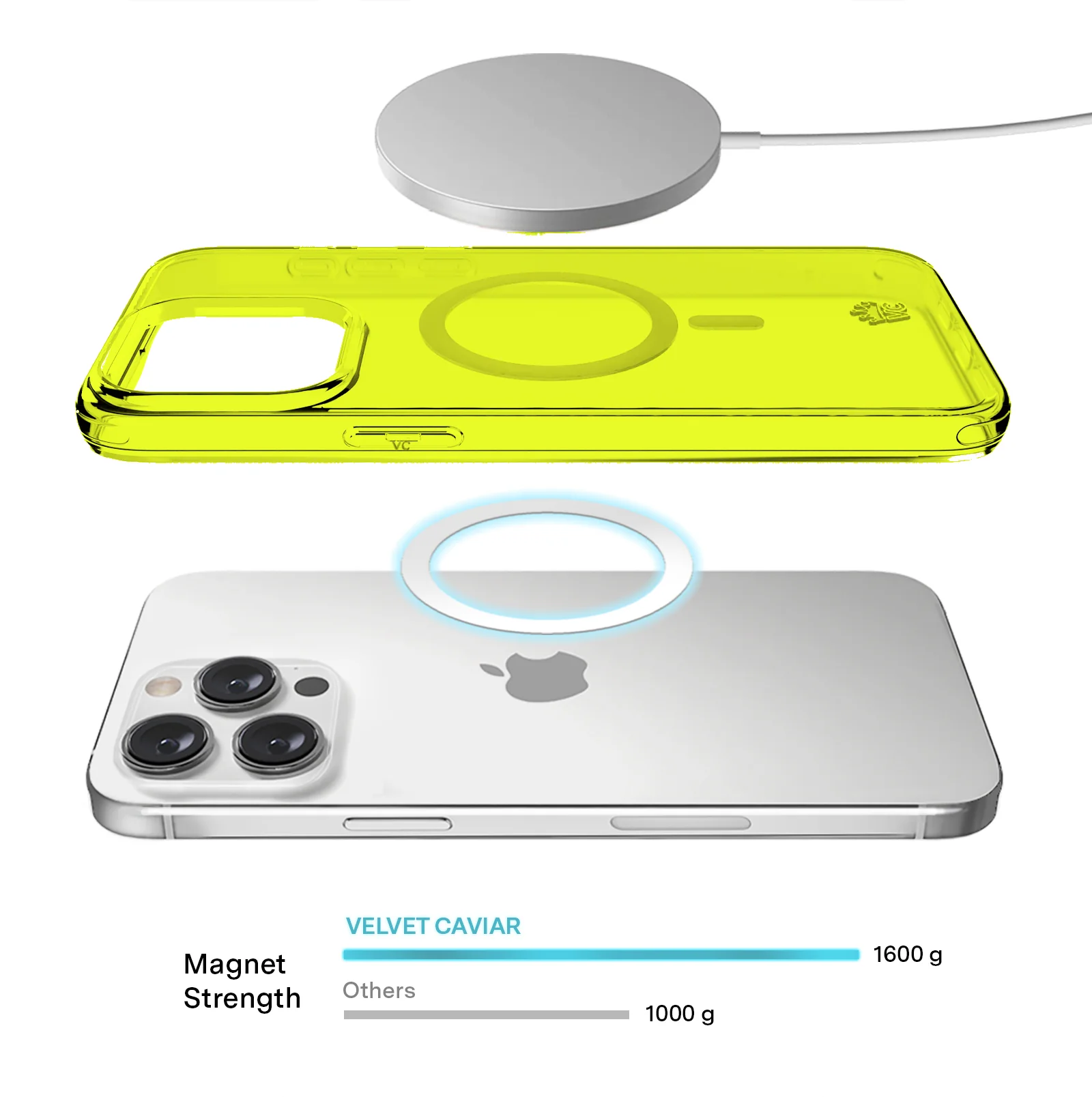 Neon Yellow Clear iPhone Case - Image 96