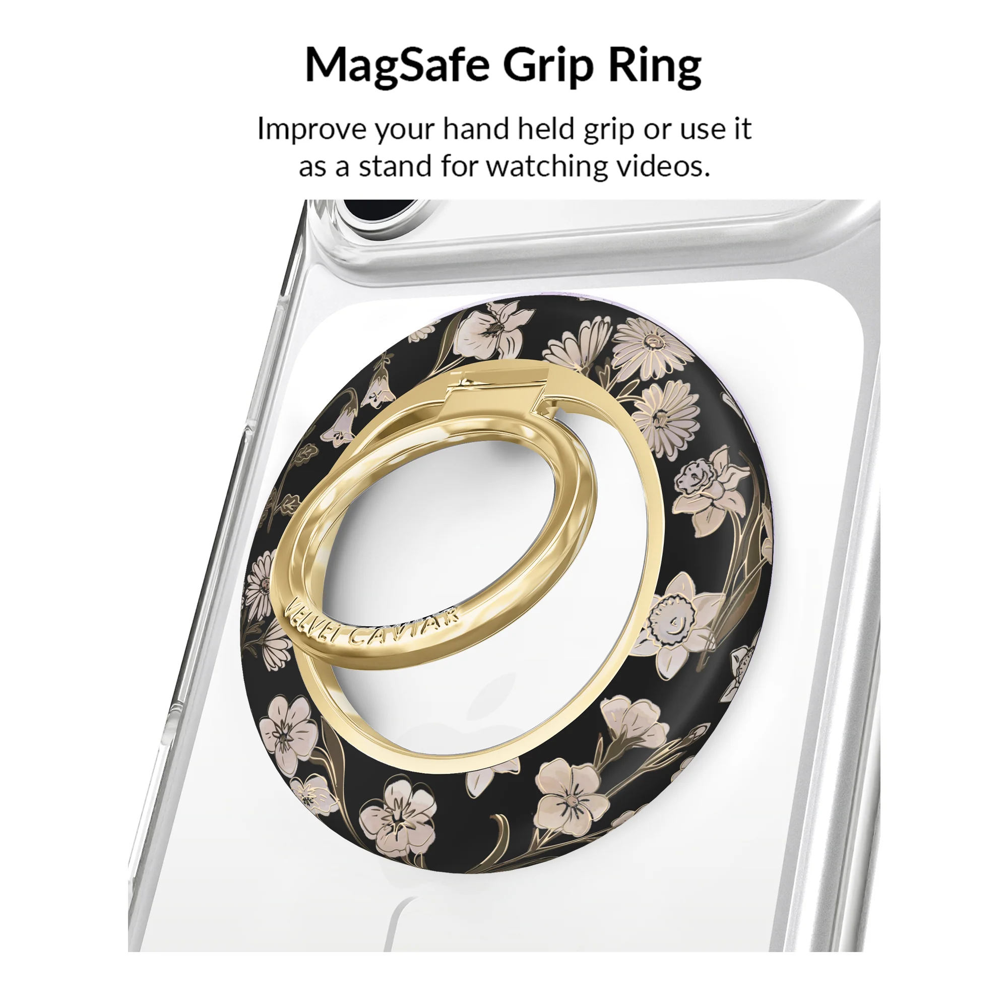 Nightbloom Gold Chrome Floral iPhone Bundle Set - Image 52