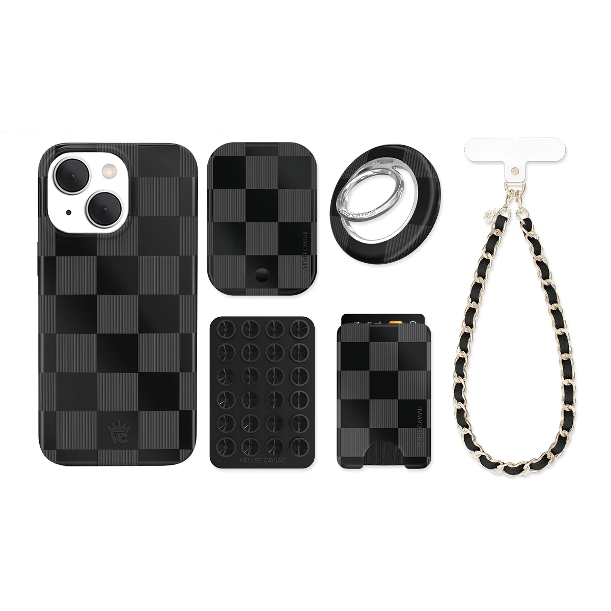 Noir Vibe Checkered iPhone Bundle Set - Image 16