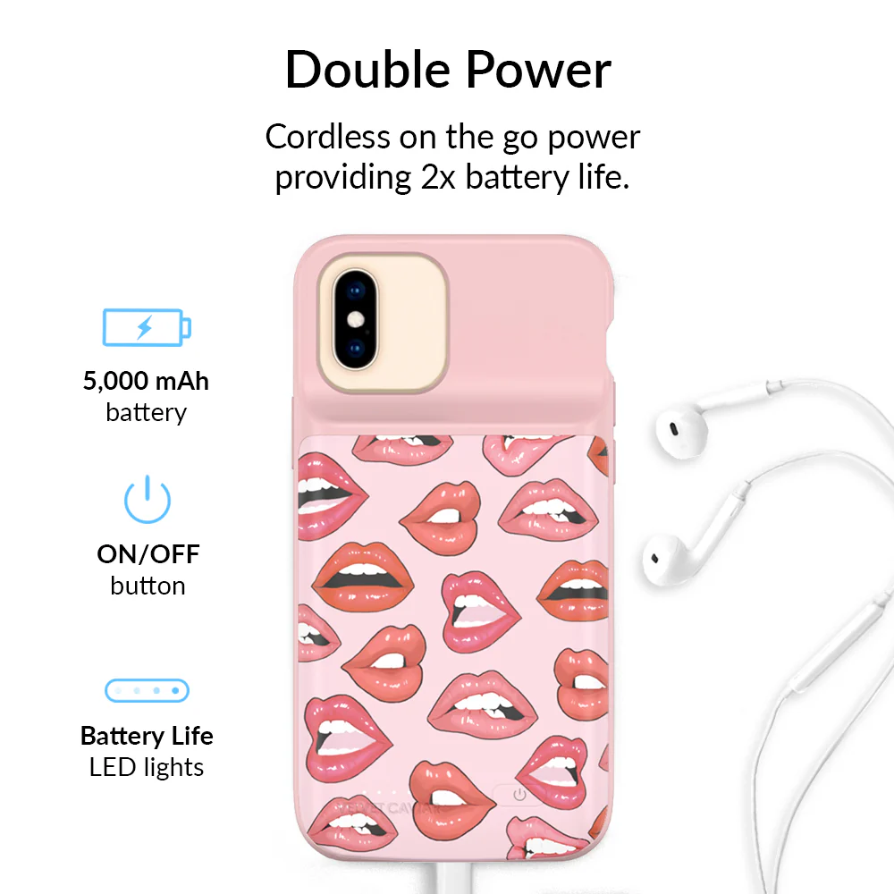 Nude Lips iPhone Charging Case - Image 2