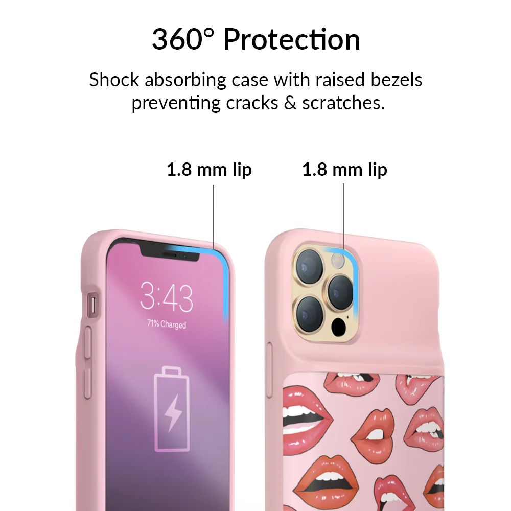 Nude Lips iPhone Charging Case - Image 64