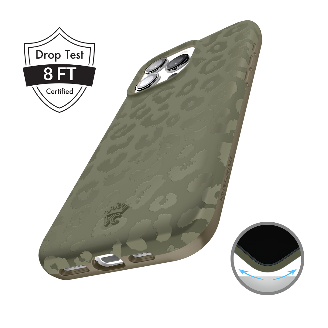 Olive Leopard iPhone Case - Image 119