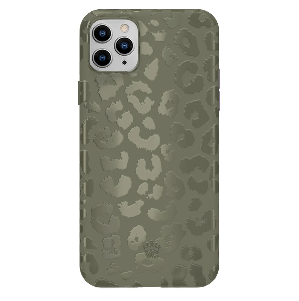 Olive Leopard iPhone Case - Image 85