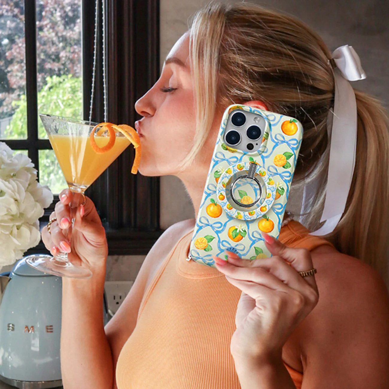 Orange Blossom iPhone Case - Image 2