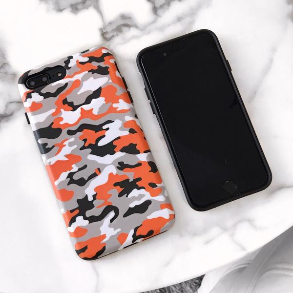 Orange Camo iPhone Case - Image 14
