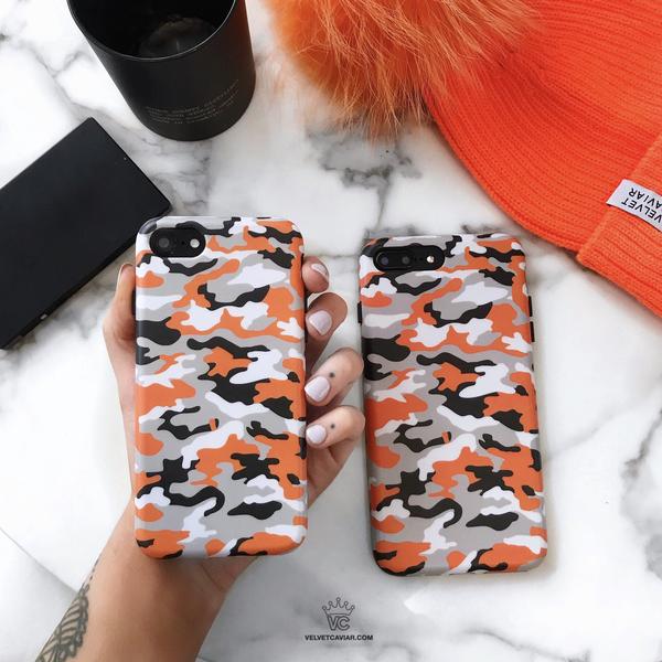 Orange Camo iPhone Case - Image 21