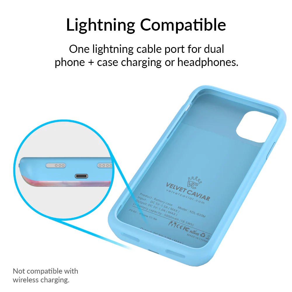 Pastel Tie Dye iPhone Charging Case - Image 56