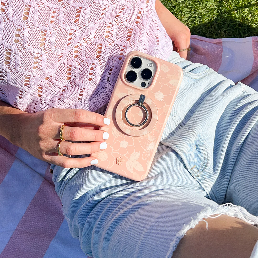 Peach Blossom Floral iPhone Case - Image 32