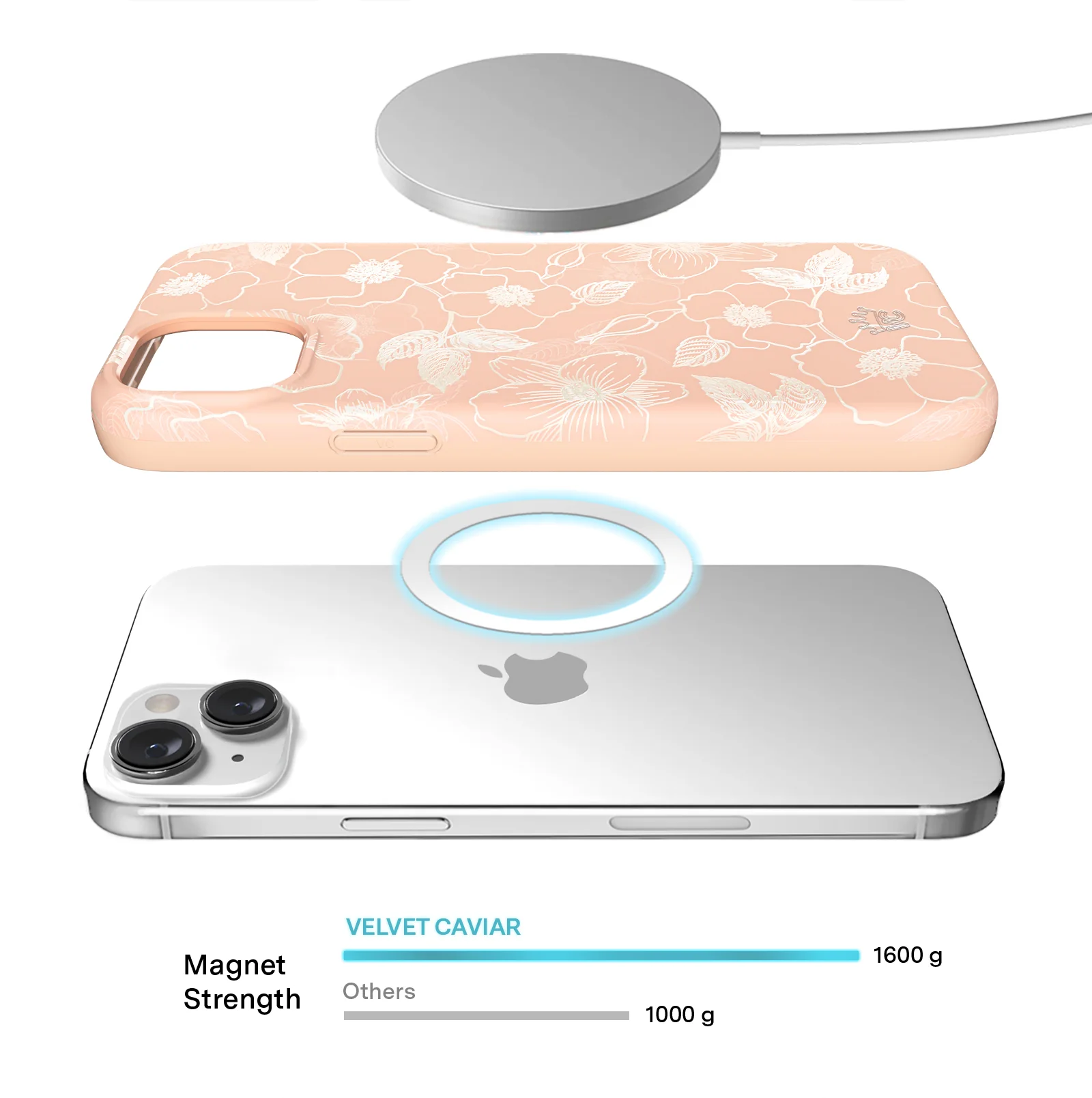 Peach Blossom Floral iPhone Case - Image 70
