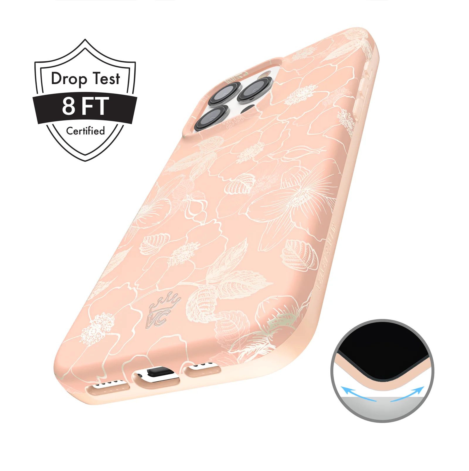 Peach Blossom Floral iPhone Case - Image 77
