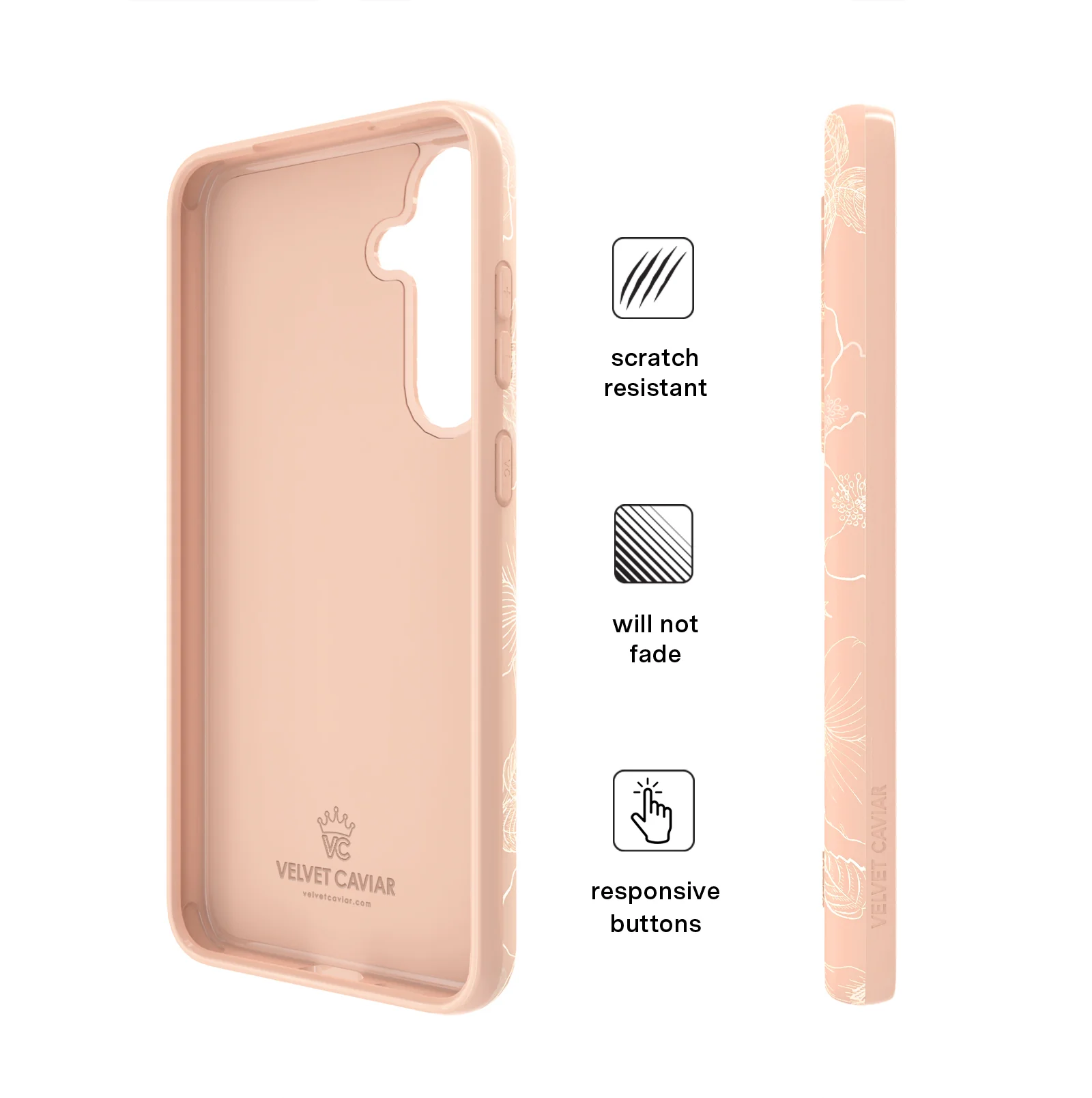 Peach Blossom Floral Samsung Case - Image 12