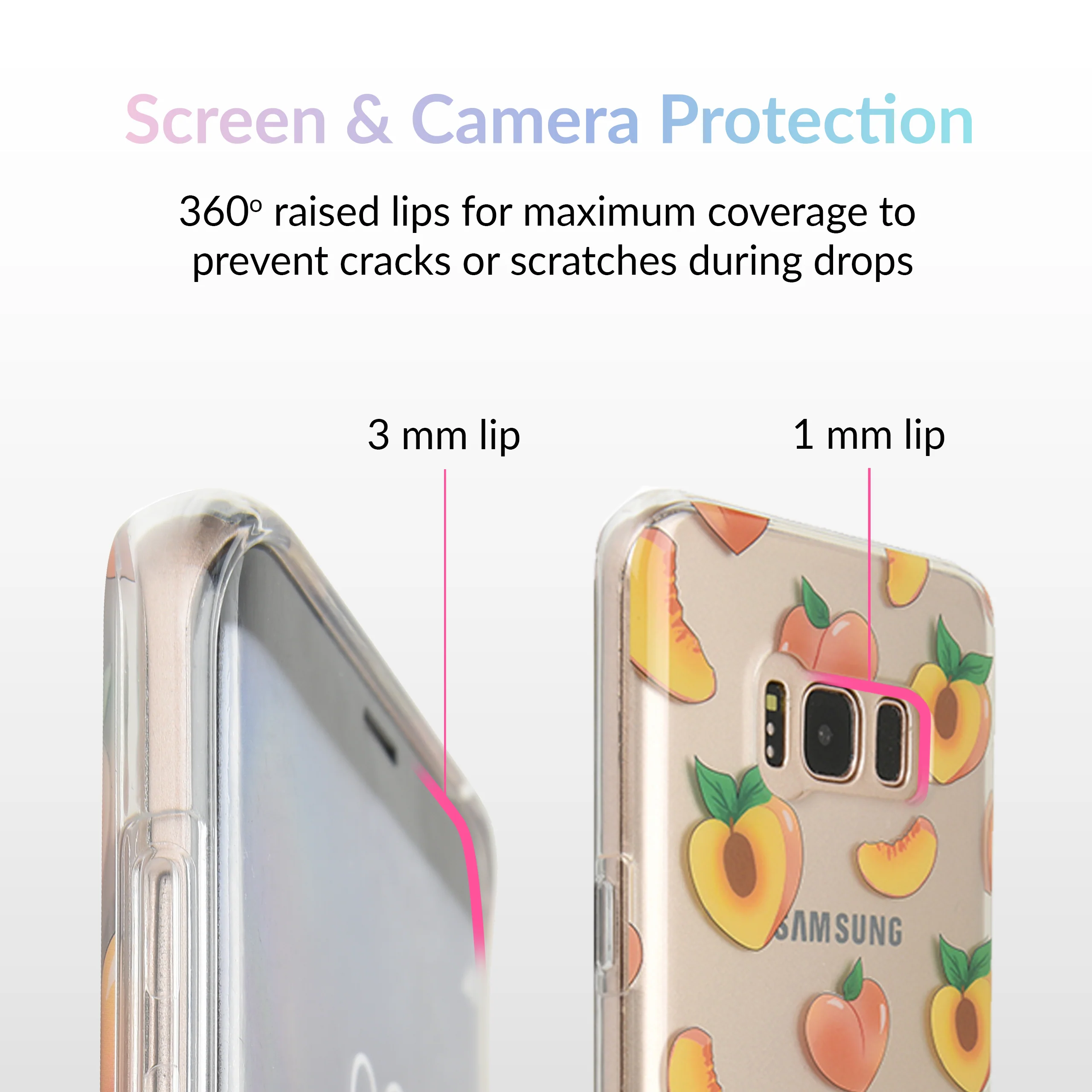 Just Peachy Samsung Clear Case - Image 2