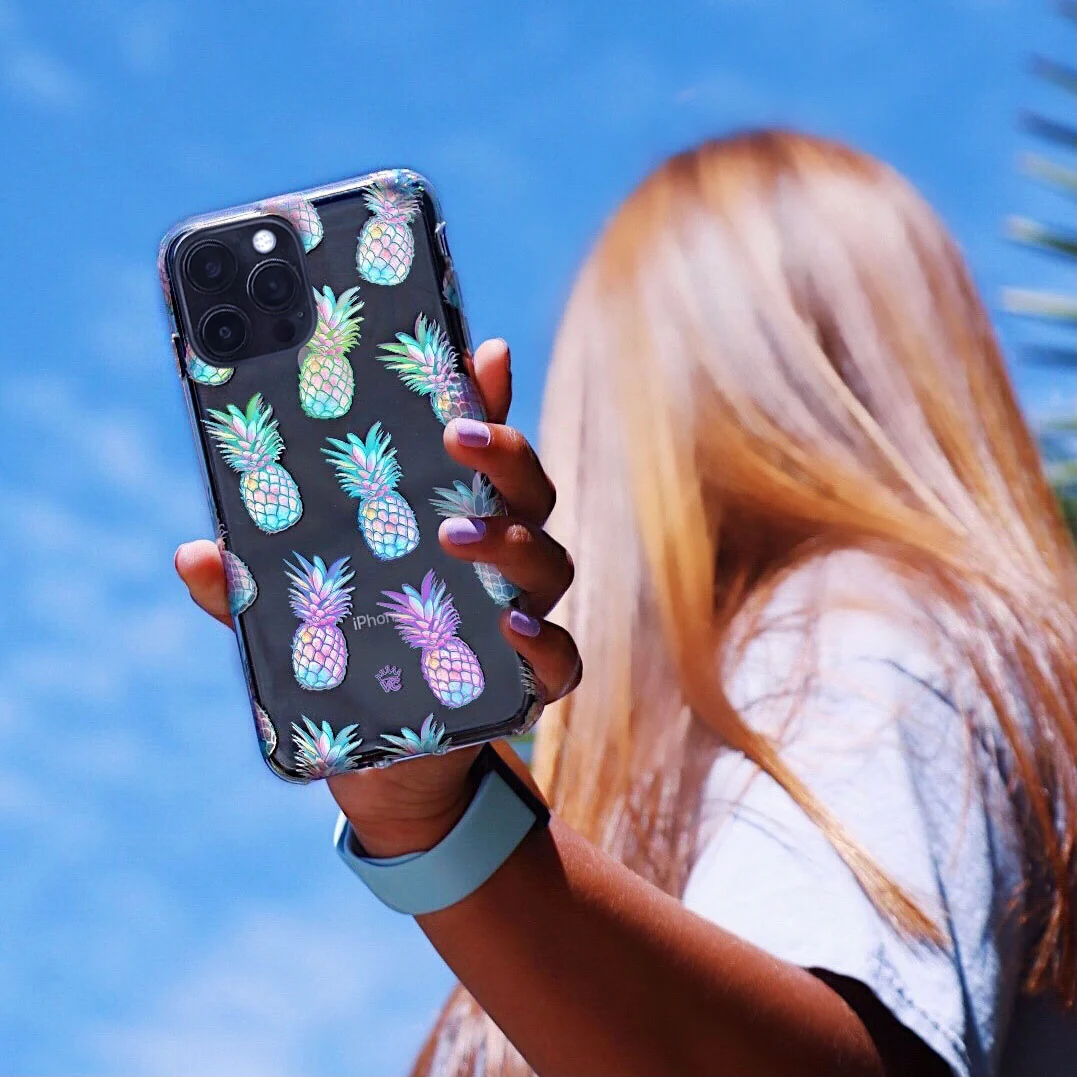 Pineapple Holo iPhone Case - Image 106