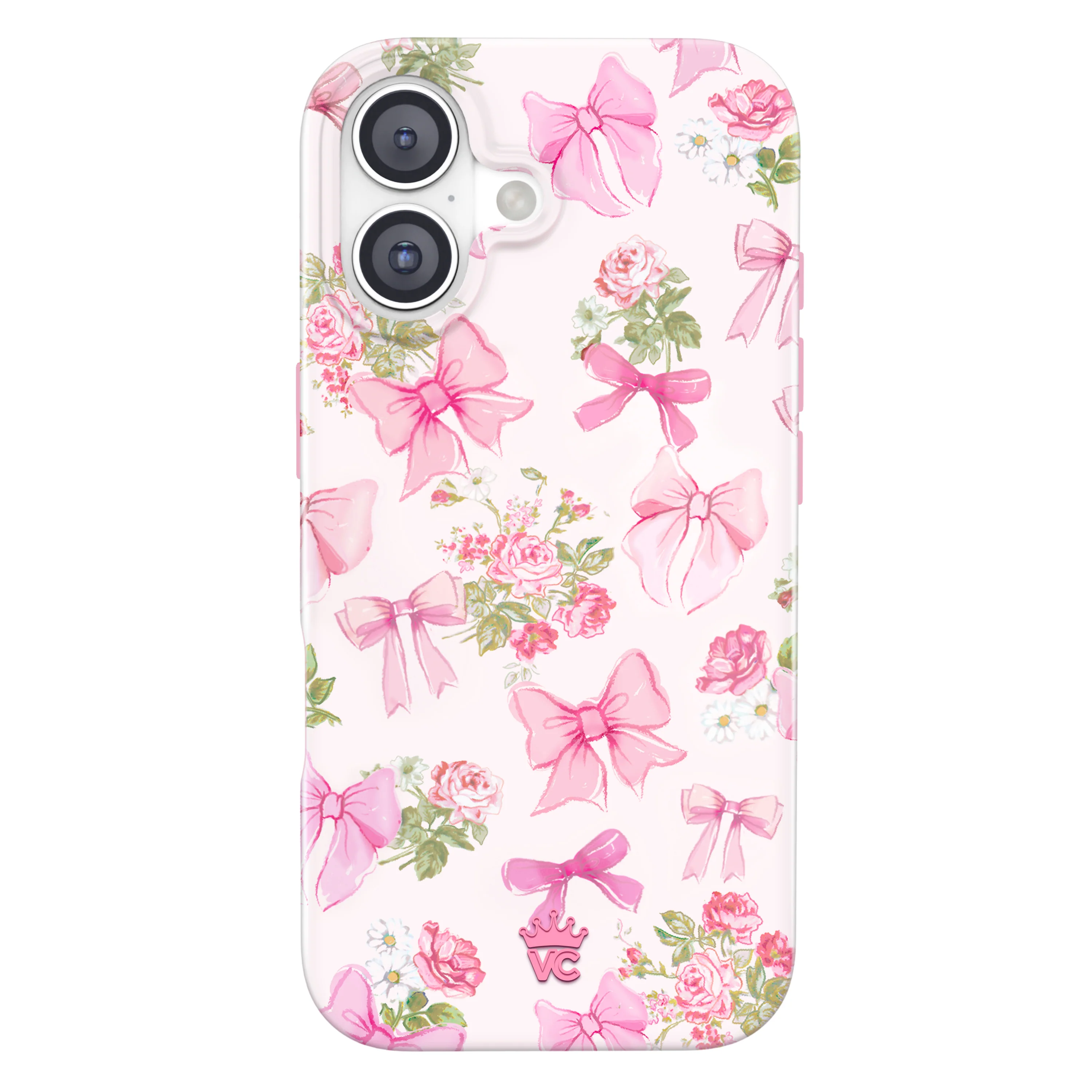 Posie Pink Bow iPhone Case - Image 106