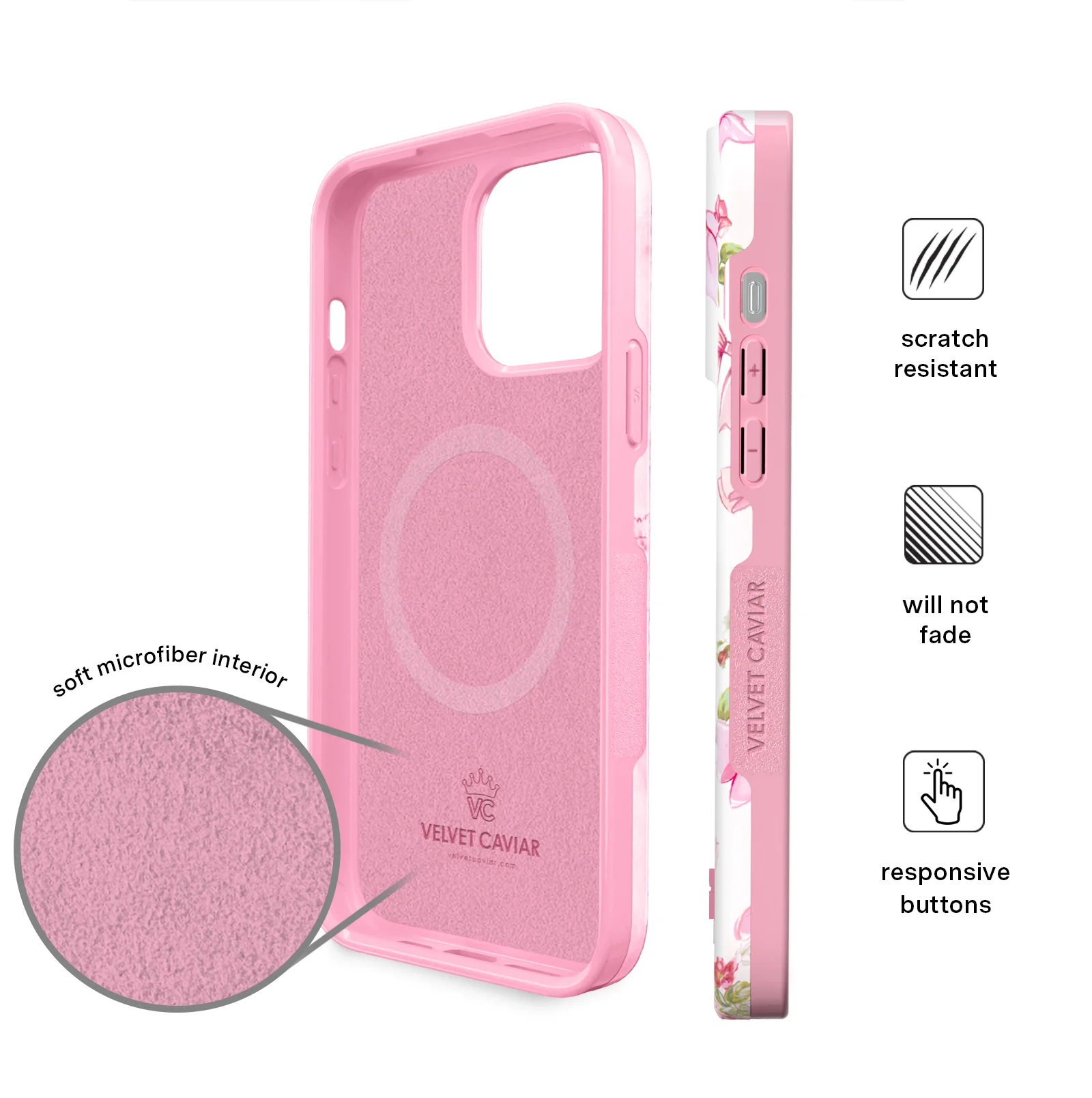 Posie Pink Bow iPhone Case - Image 64