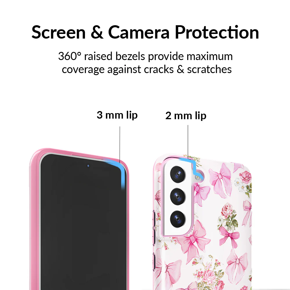 Posie Pink Bow Samsung Case - Image 17