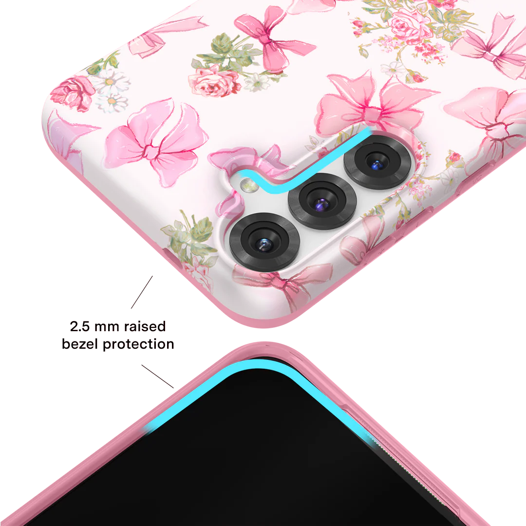 Posie Pink Bow Samsung Case - Image 57