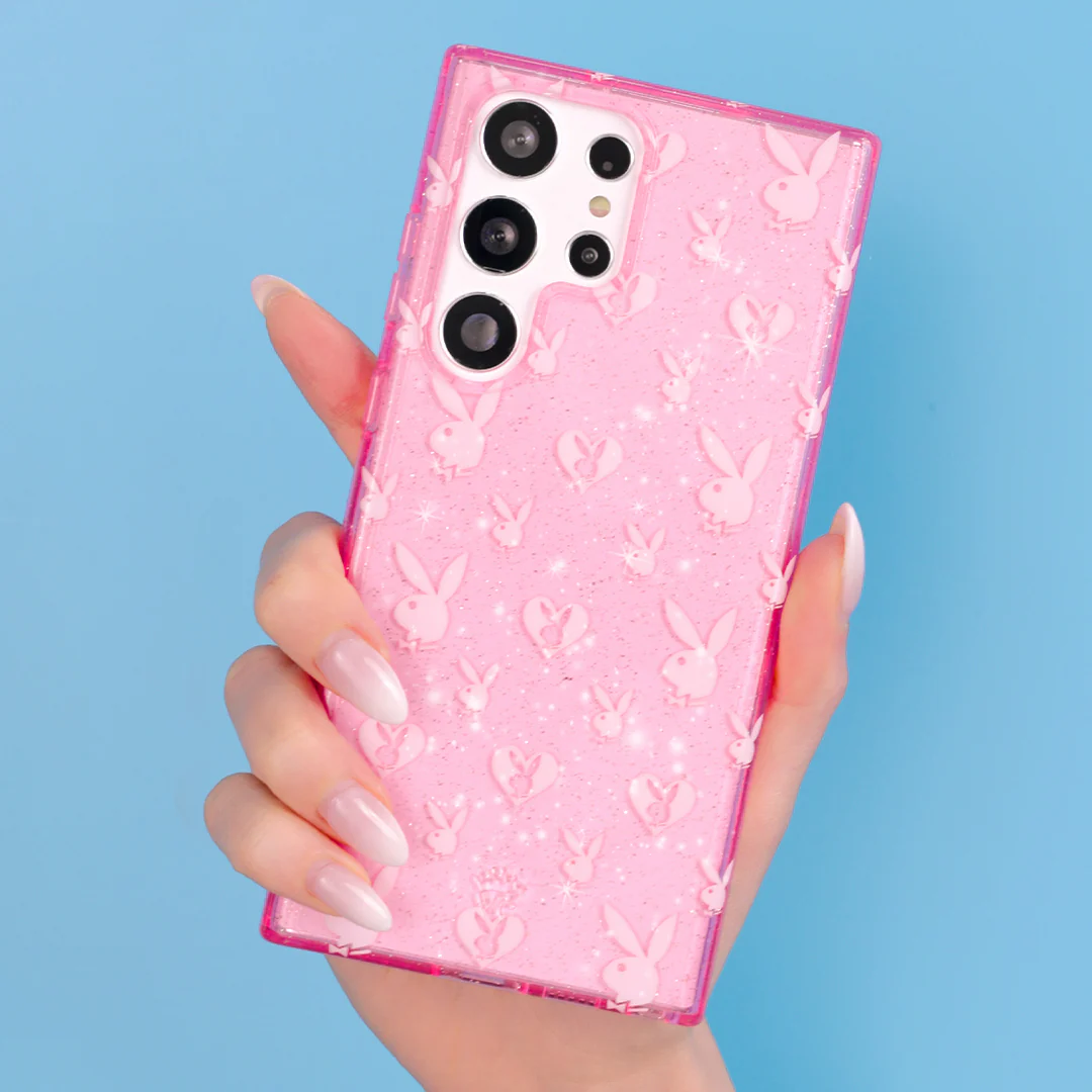 Playboy Pink Bunny Glitter Samsung Case - Image 26