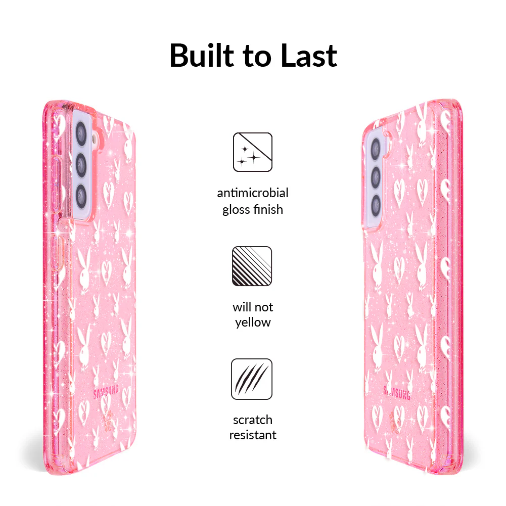 Playboy Pink Bunny Glitter Samsung Case - Image 28