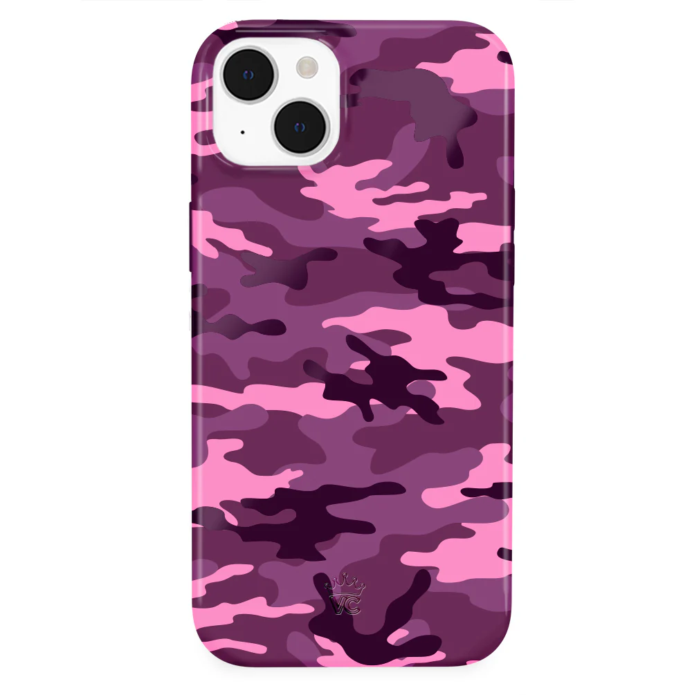Magenta Camo iPhone Case - Image 25