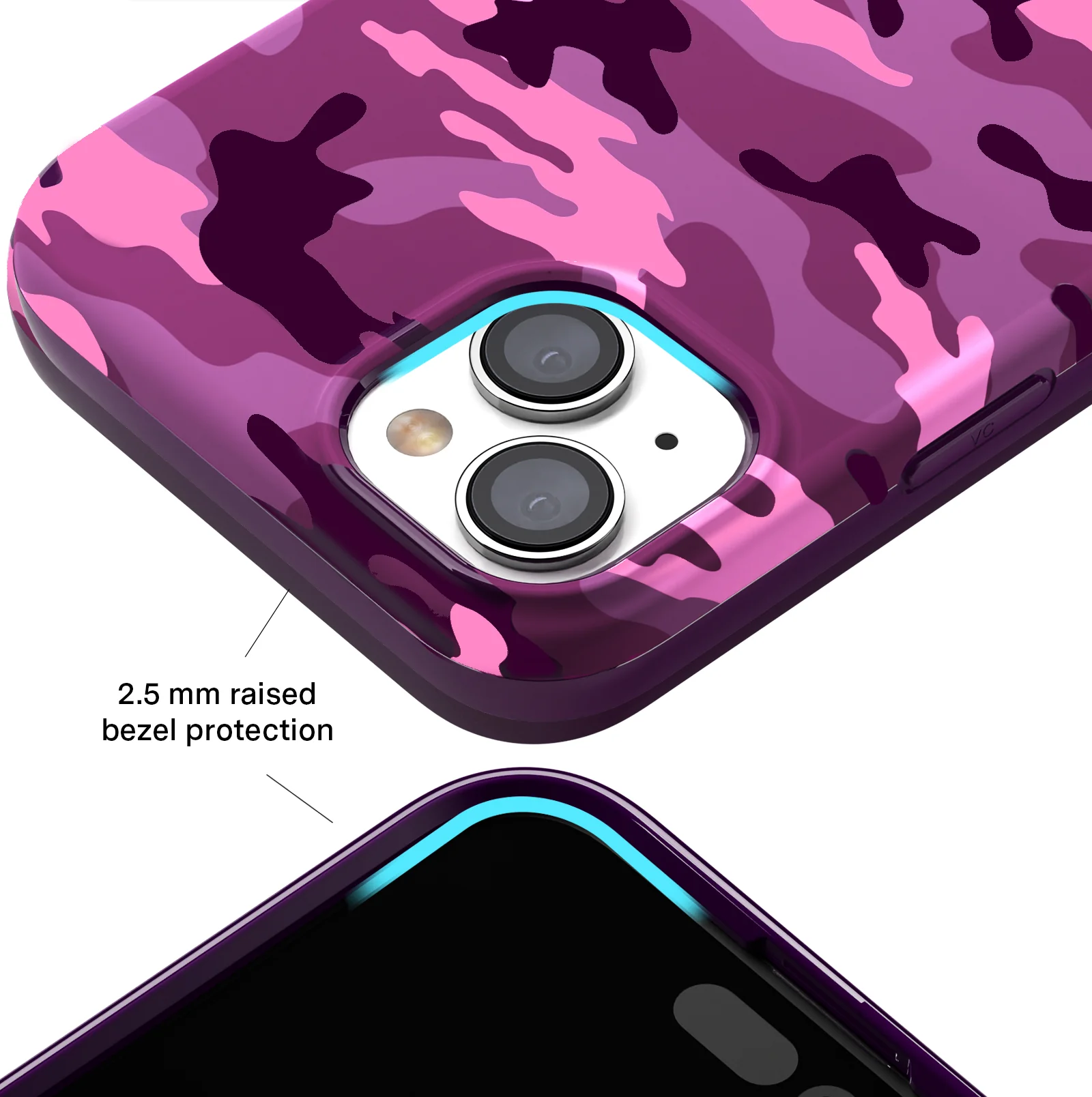 Magenta Camo iPhone Case - Image 32