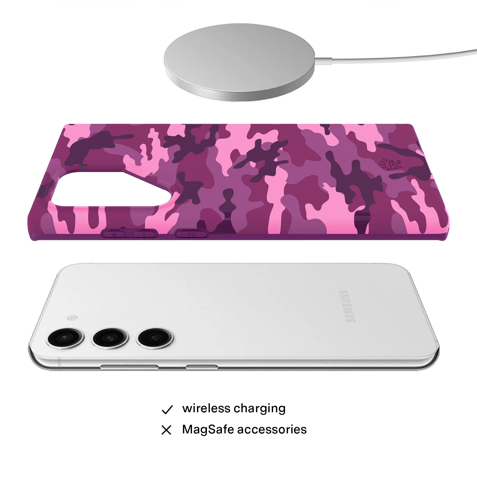 Magenta Camo Samsung Case - Image 30