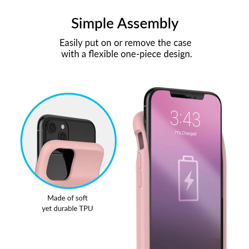 Pink iPhone Charging Case - Image 20