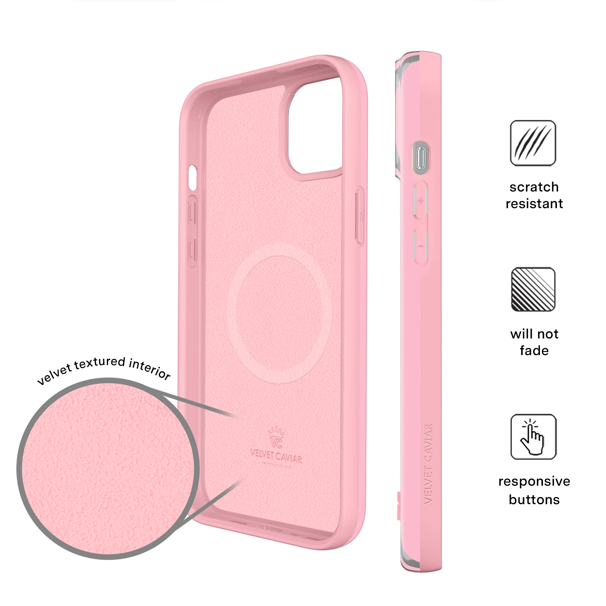 Pink Chrome Stripes iPhone Case - Image 30